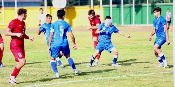 17 Yaş Altı Futbol Takımı, Azerbaycan’ı 4-0 mağlup etti