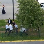 Gelin ve damat kavganın ortasında kaldı