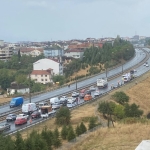 TEM’de yağmur sebebiyle kaza: 8 yaralı