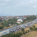 TEM’de yağmur sebebiyle kaza: 8 yaralı