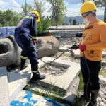 Ulaşımpark personeline kurtarma ve yangına müdahale eğitimi