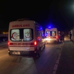 Virajı alamayan otomobil karşı şeride geçti: 5 yaralı