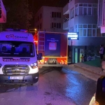 Yangına Banyoda Yakalandı