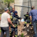 Yangında mahsur kalan 4 kişi itfaiye ekipleri tarafından kurtarıldı