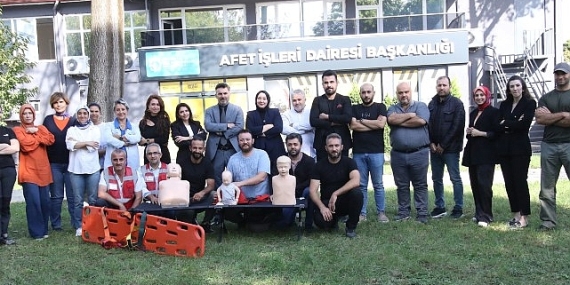 Afet İşleri personeline ilk yardım eğitimi