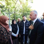 Büyükakın, Doğalgaz Patlamasından Etki̇lenen Vatandaşlarla Bi̇r Araya Geldi̇
