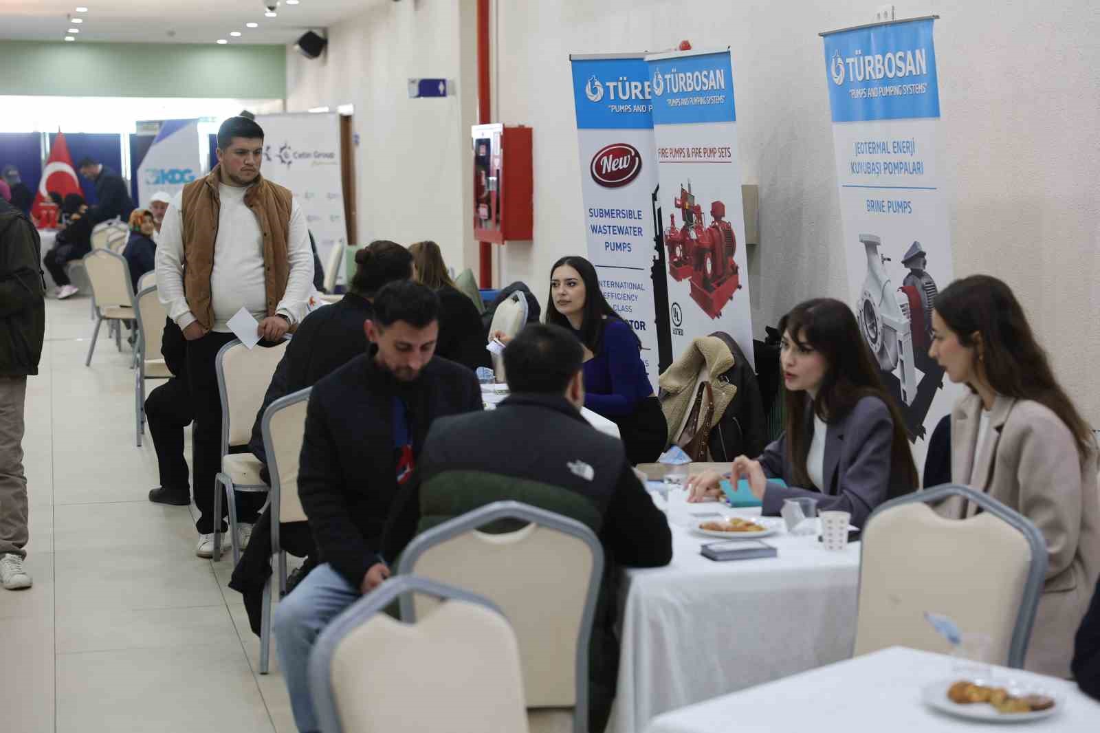 İsti̇hdam Fuarında 42 Fi̇rma Stant Açtı
