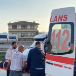 Kamyonete Çarpan Otomobi̇li̇n Sürücüsü Ağır Yaralandı