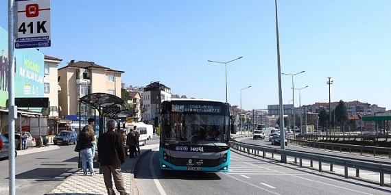 Kocaeli’nin ulaşım ağı 41K hattı ile genişliyor; Hat 41K’da yeni rota Hereke