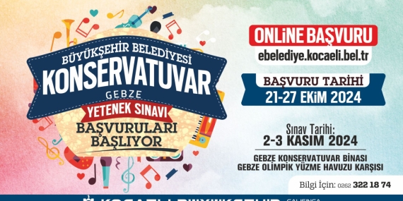 Konservatuvar Gebze’deki yetenekleri ortaya çıkaracak