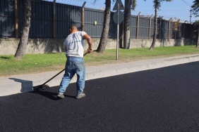 Körfezde 1 Günde 500 Ton Asfalt Seri̇ldi̇