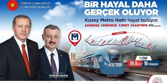 Kuzey Metro Hattı için şantiye çalışmaları başladı