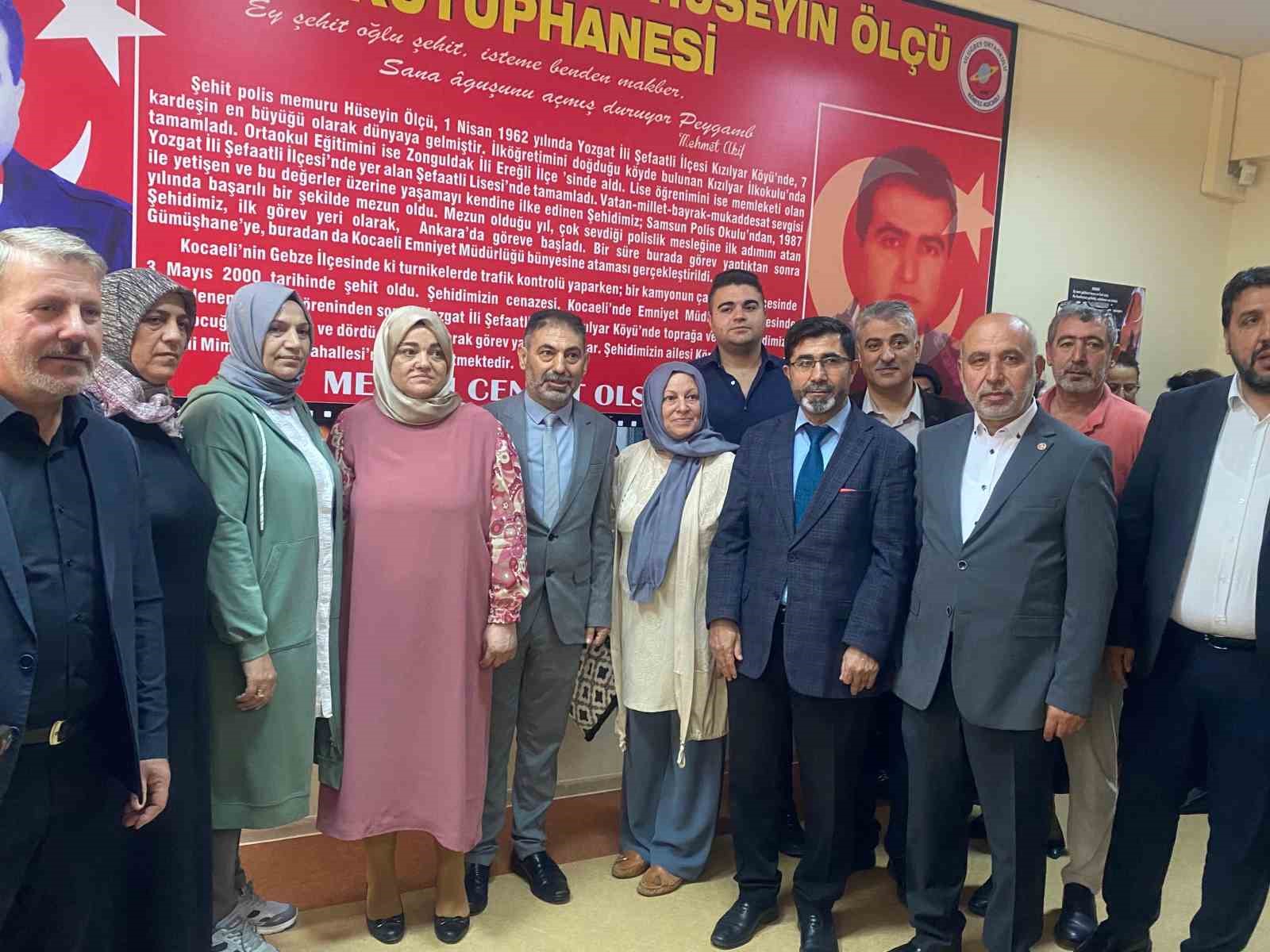 Şehi̇di̇n Adı Kütüphanede Yaşatılacak