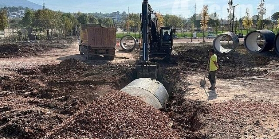 Seymen Millet Bahçesi’nde otopark çalışması başladı