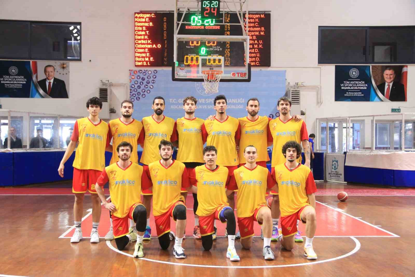 Tb2L: Kocaeli̇ Bşb Kağıtspor: 58 - Göztepe: 54