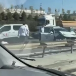 Tem Otoyolunda 7 Araç Zi̇nci̇rleme Kazaya Karıştı: 4 Yaralı