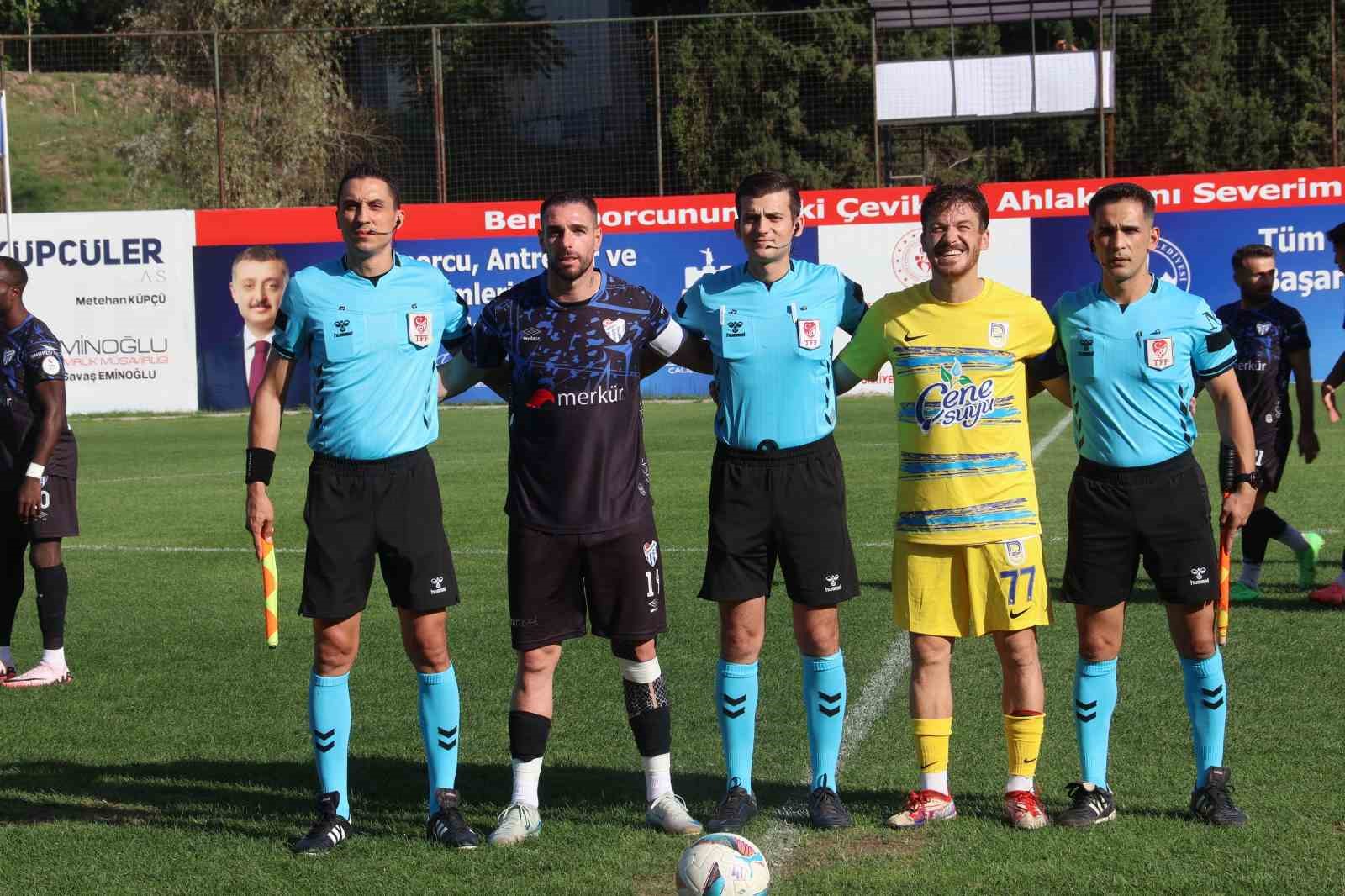Tff 2. Li̇g: Beledi̇ye Deri̇ncespor: 1 - Erbaaspor: 1