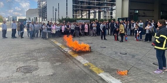 Büyükşehir İtfaiye eğitimlerde hız kesmiyor