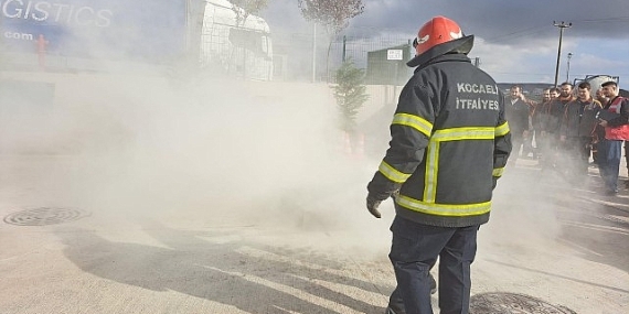 Büyükşehir İtfaiyesi’nde eğitimler tam gaz