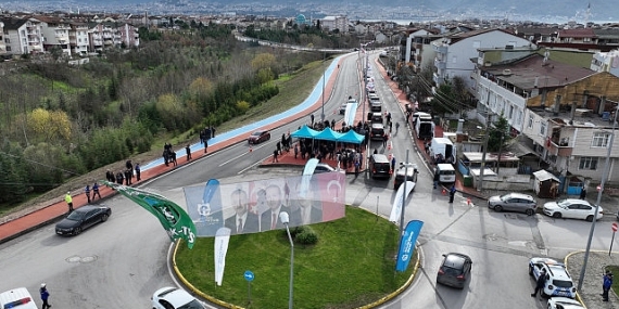 Büyükşehir’den, Derince-Körfez’e tablo gibi yol