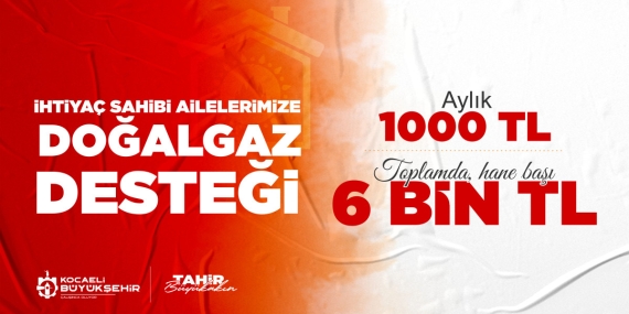 Doğalgaz Desteği
