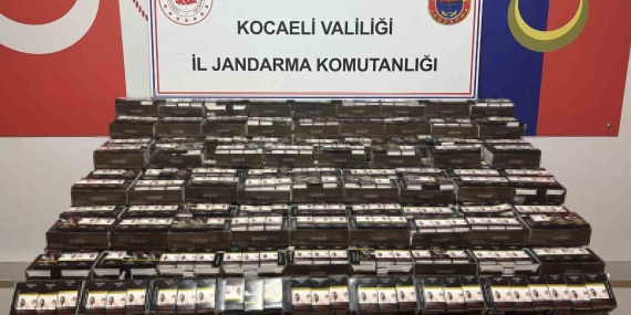 Gümrük kaçağı 90 bin makaron ele geçirildi