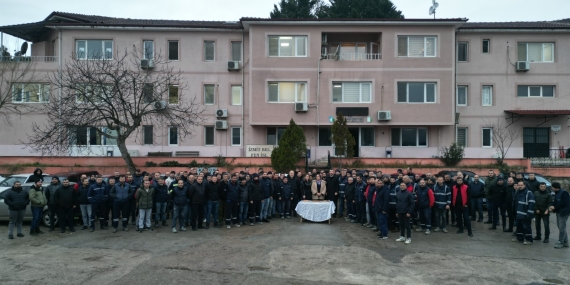 İzmit Belediyesi Fen İşleri Müdürlüğü’nde yeni yıl buluşması