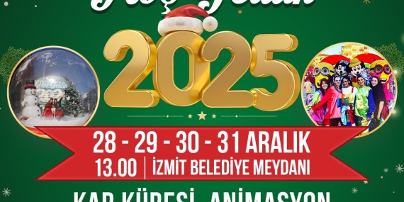 İzmit Belediyesinden dört gün sürecek coşku dolu yılbaşı etkinleri