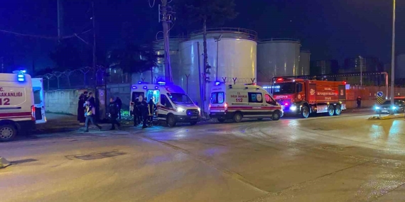 Aytemiz Petrol’ün dolum tesisinde yangın: 4 işçi yaralandı