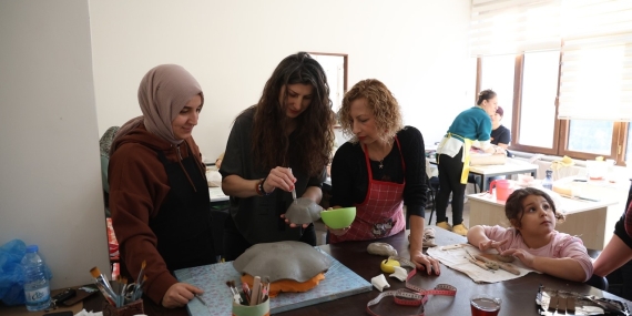 Seramik kursuna yoğun ilgi