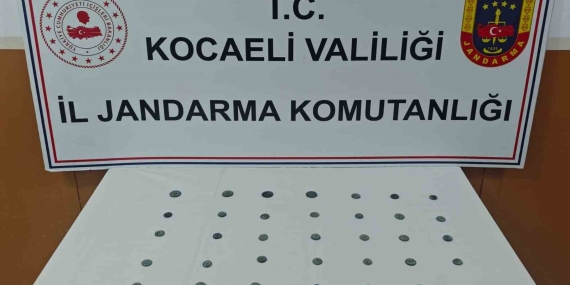 Üst aramasında 36 sikke ele geçirildi