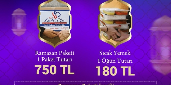 İzmit Belediyesinden Ramazan dayanışması
