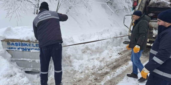 Kar ve soğuk hava çalışmaları durdurmadı