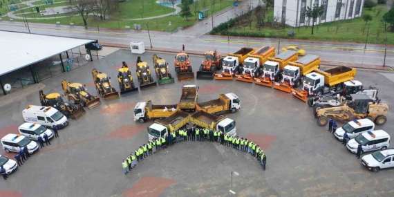 Kartepe’de ekipler yoğun kar yağışına karşı teyakkuzda