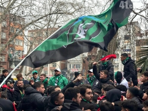a group of people in a crowd