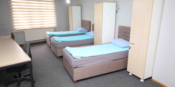 Bu merkez hastaların sıcak yuvası oldu