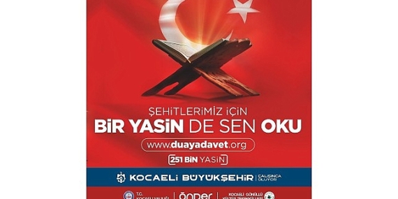 Büyükşehir’den şehitlerimiz için anlamlı çağrı