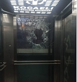 Büyükşehir’in zarar gören asansörü 10 gün boyunca hizmet veremeyecek