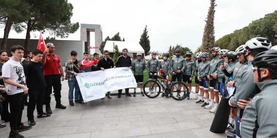 Gebze’den Çanakkale’ye pedal çevirdiler