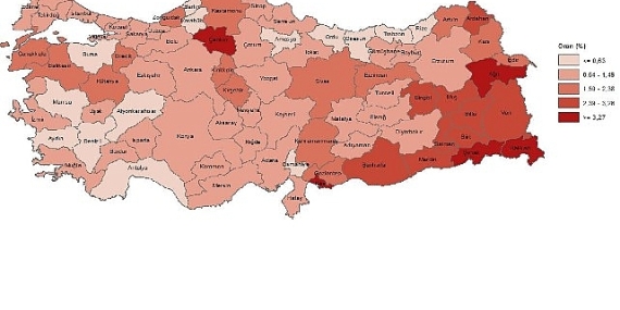 İl Seviyesinde Beşeri Kalkınma Endeksi, 2018-2022