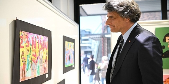 Kartepe’nin Küçük Ressamlarından Anlamlı Sergi