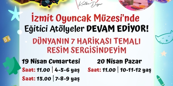 Minikler Oyuncak Müzesi atölyelerinde buluşmaya devam ediyor