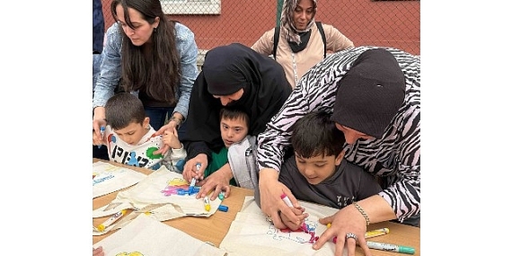 Özel çocuklar gönüllerince eğlendi