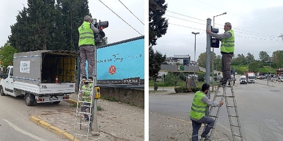 Trafik ışıkları bakım ve onarımdan geçiyor
