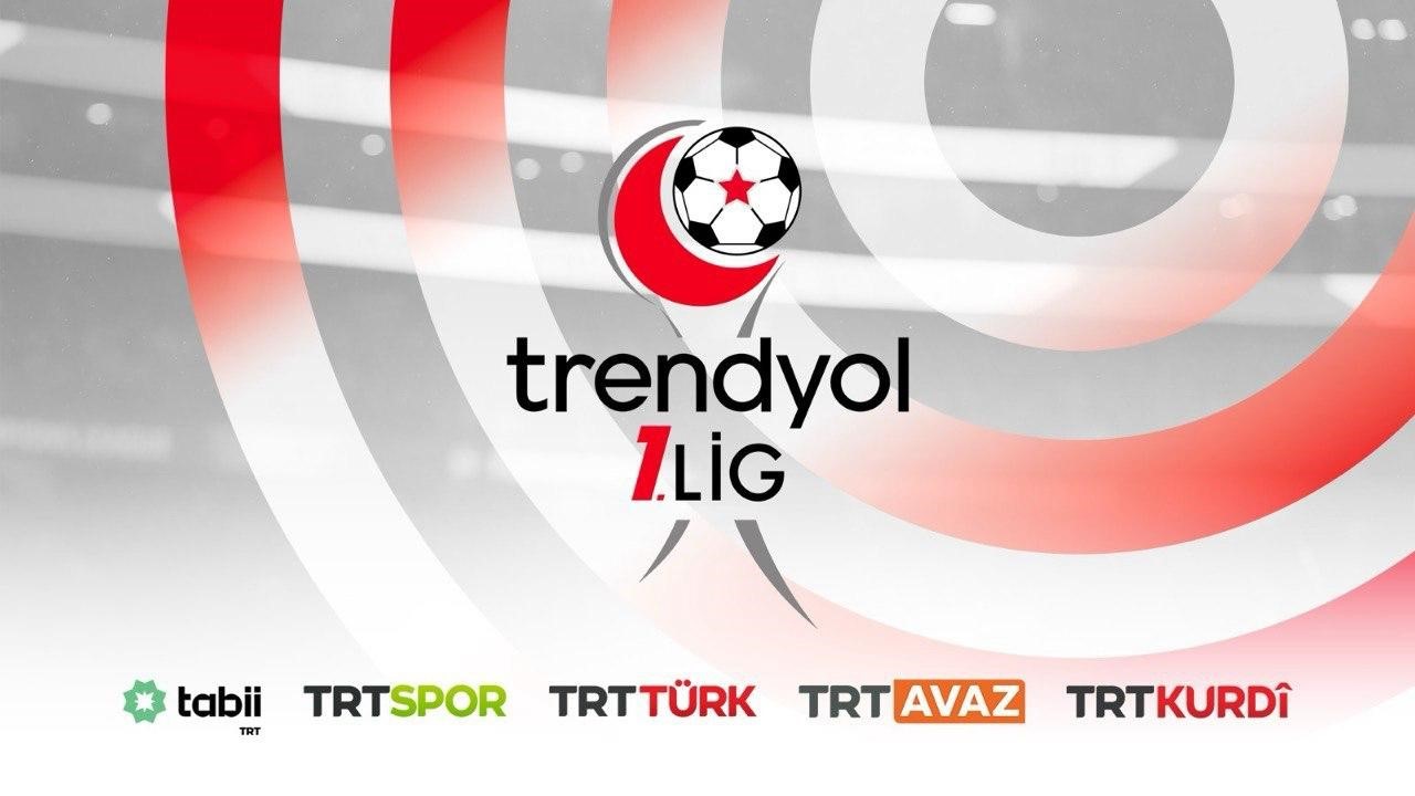Trendyol 1. Lig’de son hafta maçları TRT ekranlarında
