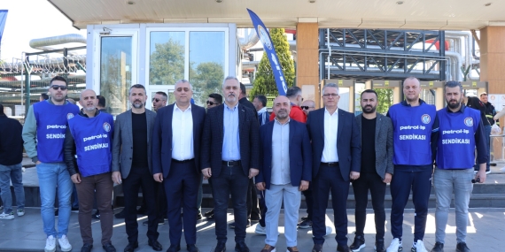 İzmit Belediyesinden TÜPRAŞ işçilerine sıcak destek