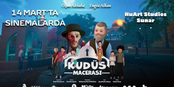 “Sırr: Kudüs Macerası” animasyon filmi Gölcüklü çocuklar ile buluşacak