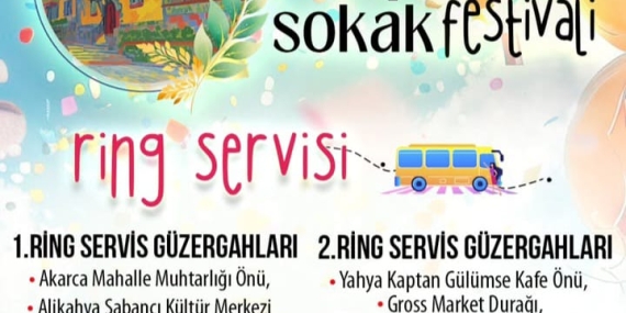 İzmit Belediyesinden Kapanca Sokak Festivaline ücretsiz ring servisi hizmeti