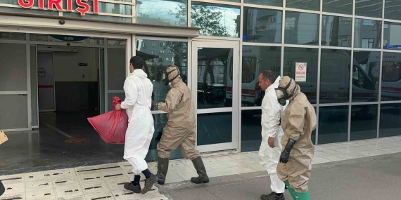 Kimyasal temas paniği: 4 işçi hastaneye kaldırıldı