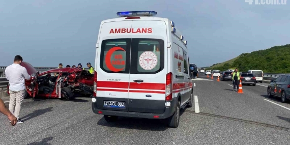 Kandıra yolu yine mezar oldu: 1 ölü, 2 yaralı